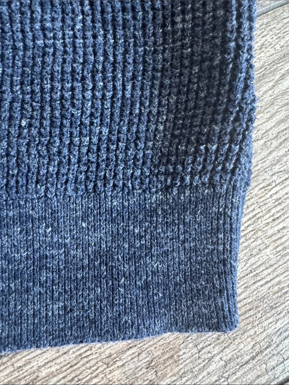 GAP Dark Navy Textured Crewneck Sweater